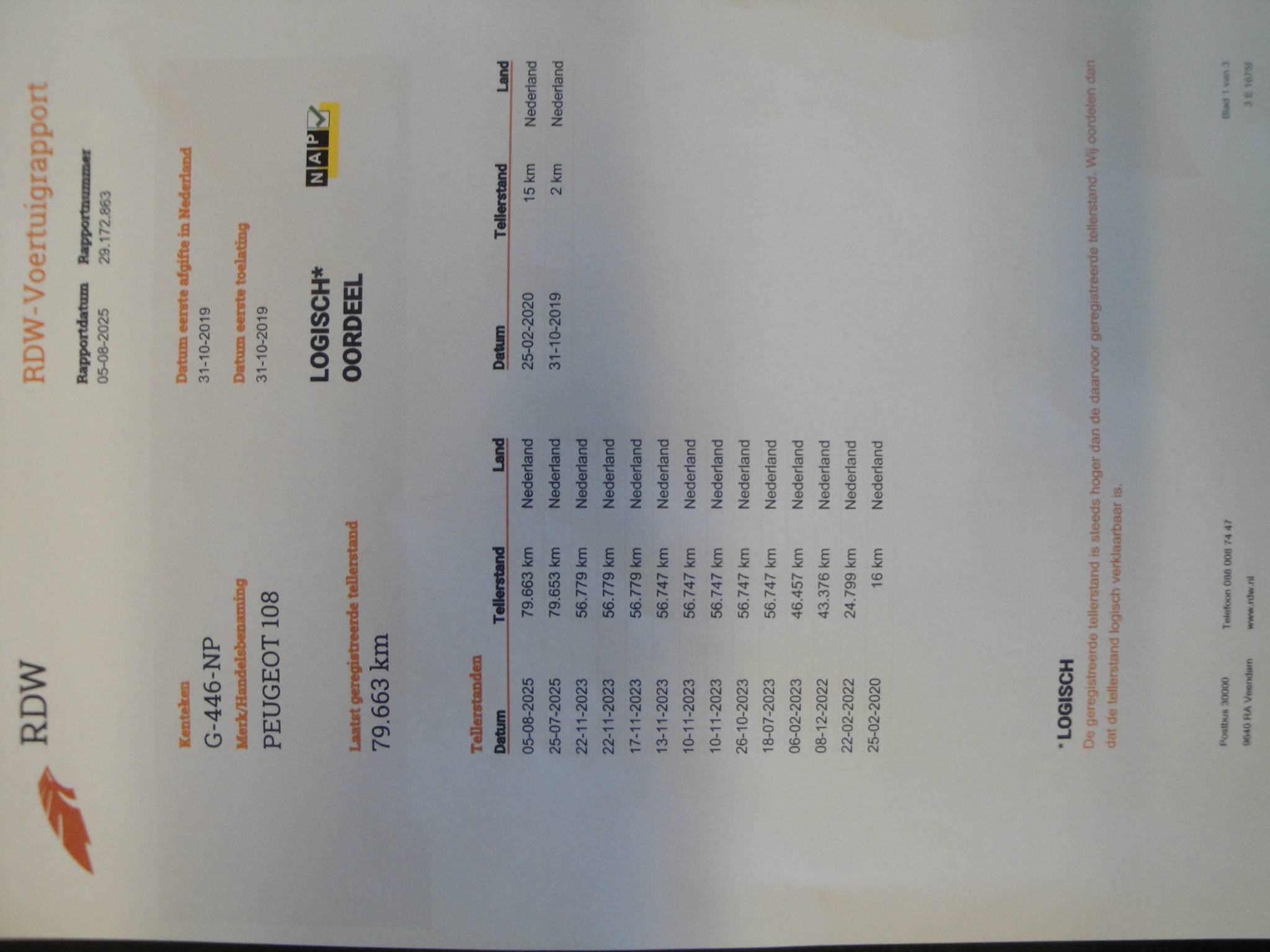 Peugeot 108 1.0 VTi 5-Drs. (10-2019) incl. Audio, Airco, etc. - Thumbnail 17